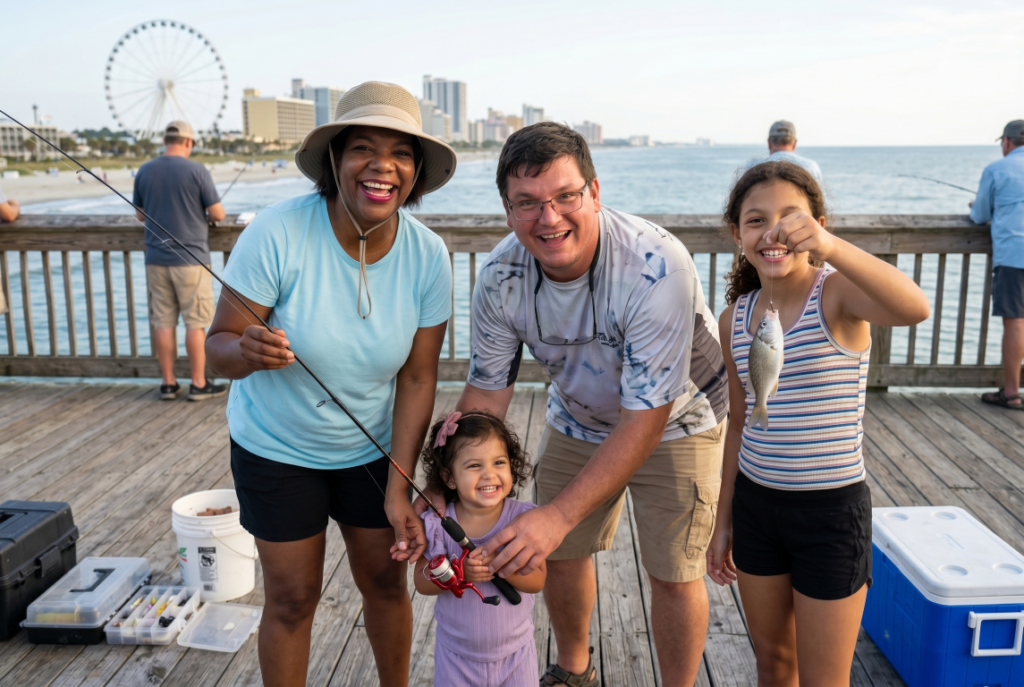 Exploring Myrtle Beach Fun Activities Beyond The Sand - Fishing With The Family
