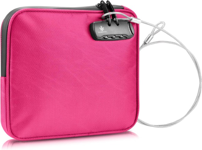 Beach Locking Bag, 9x7.5 Inch Portable Safe for Phone, Wallet, Keys | Anti-Theft Locking Travel Pouch for Pool, Vacation