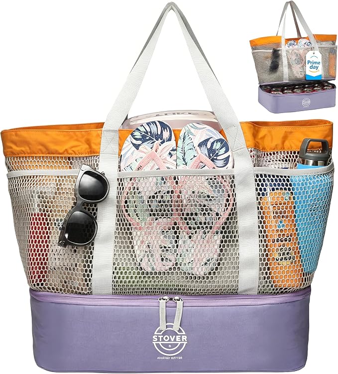 Extra Large Mesh Beach Bag - STOVER