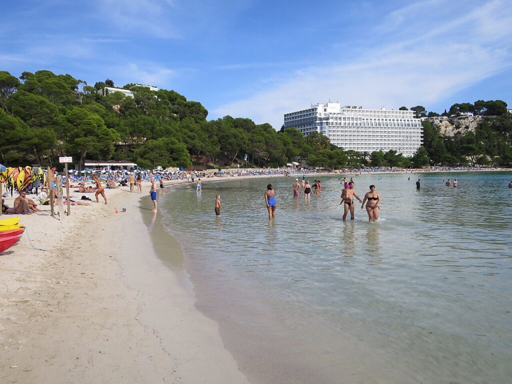 Spain, Menorca, Cala Galdana_