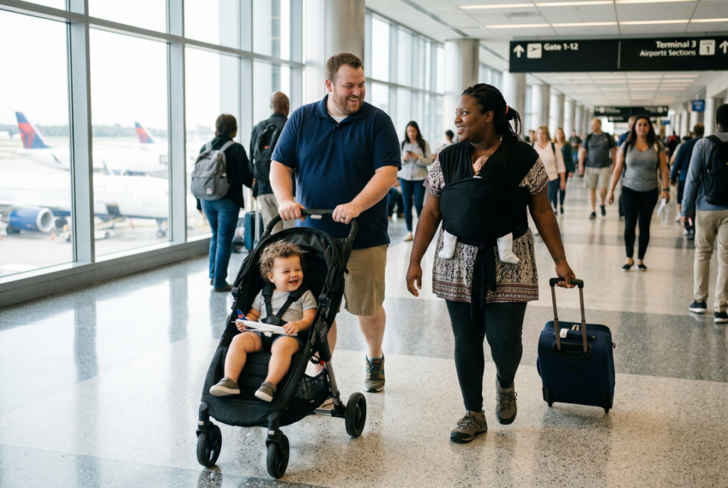 Bring A Travel Stroller If Your Child Needs It At The Airport