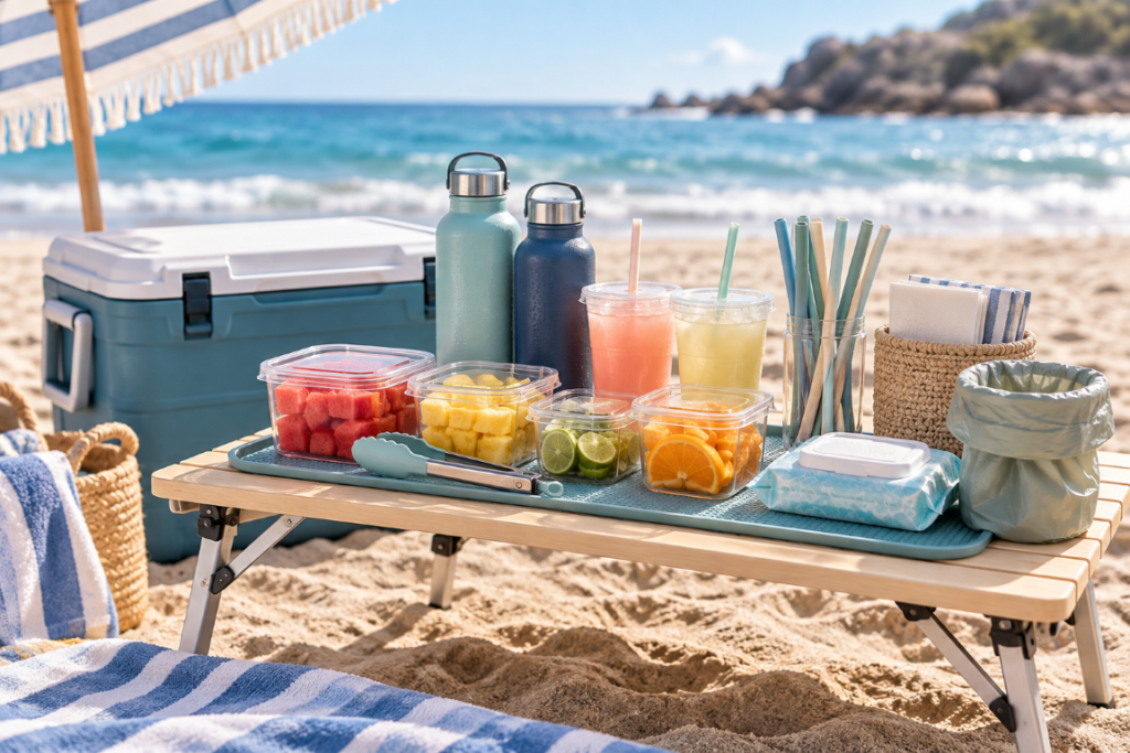 How to Keep Your Beach Drink Bar Cold, Clean & Sand-Free