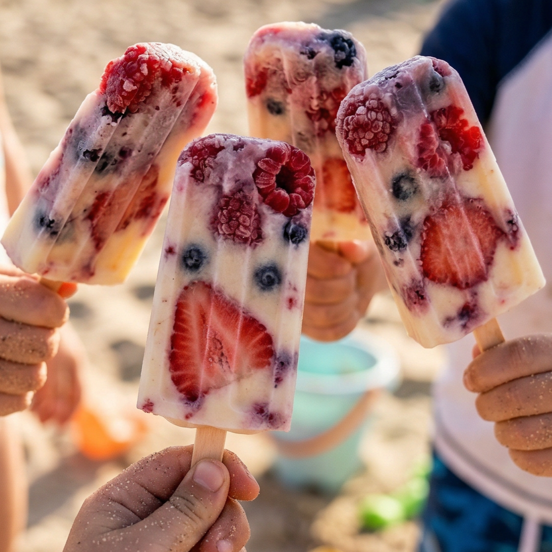 Beach_Friendly_Snacks_For_Toddlers_And_Kids_Yogurt_Berry_Popsicles