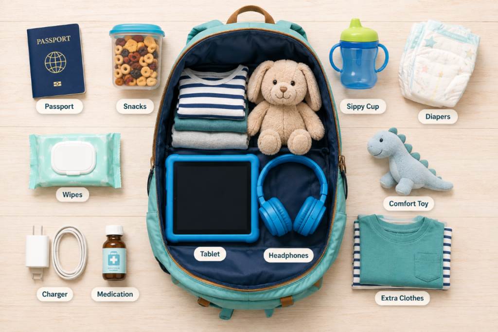 Packing for International Travel With Toddlers - Toddler Travel Essentials Checklist