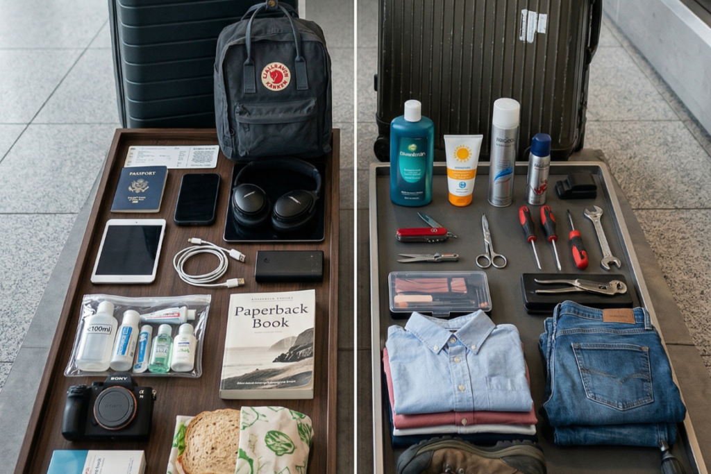 What You Can Bring On The Plane Vs What To Check