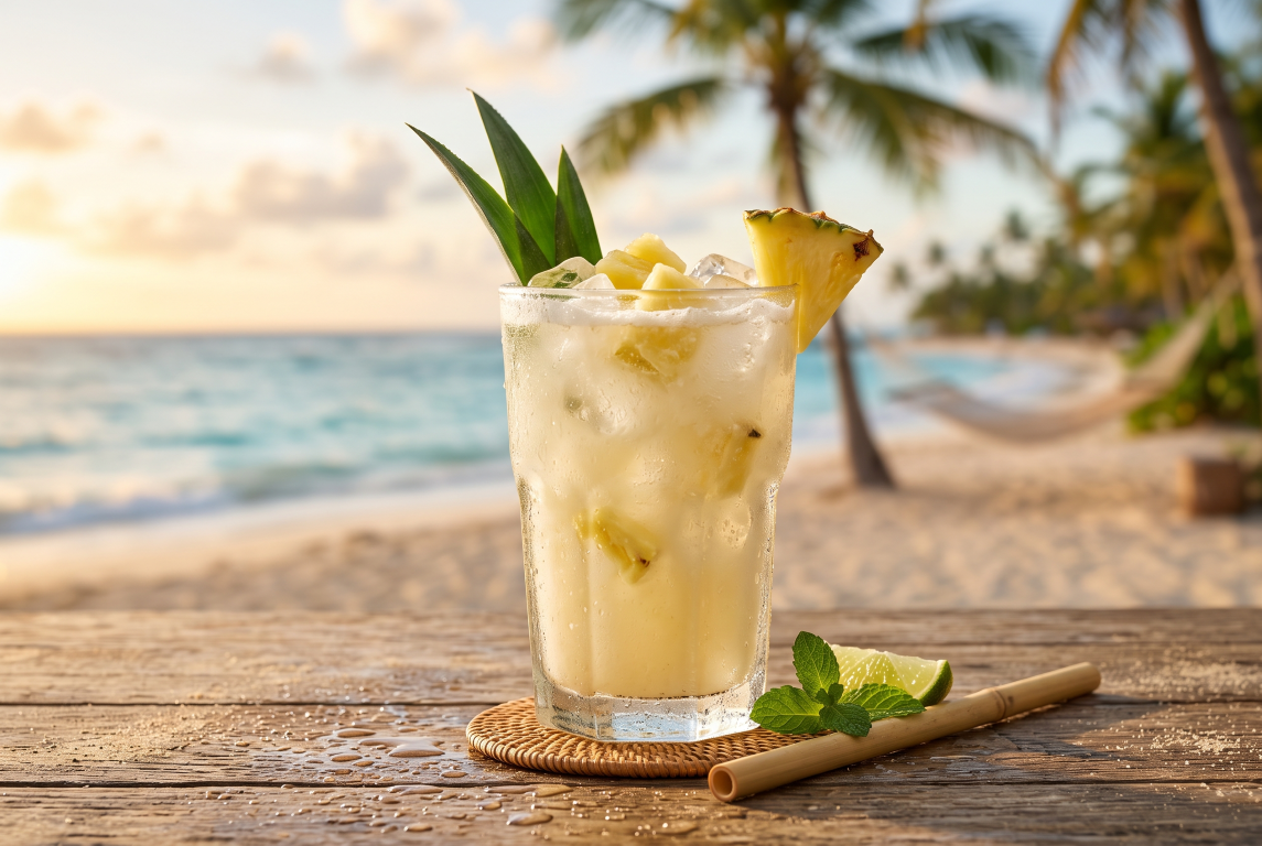 Coconut Pineapple Cooler Recipe