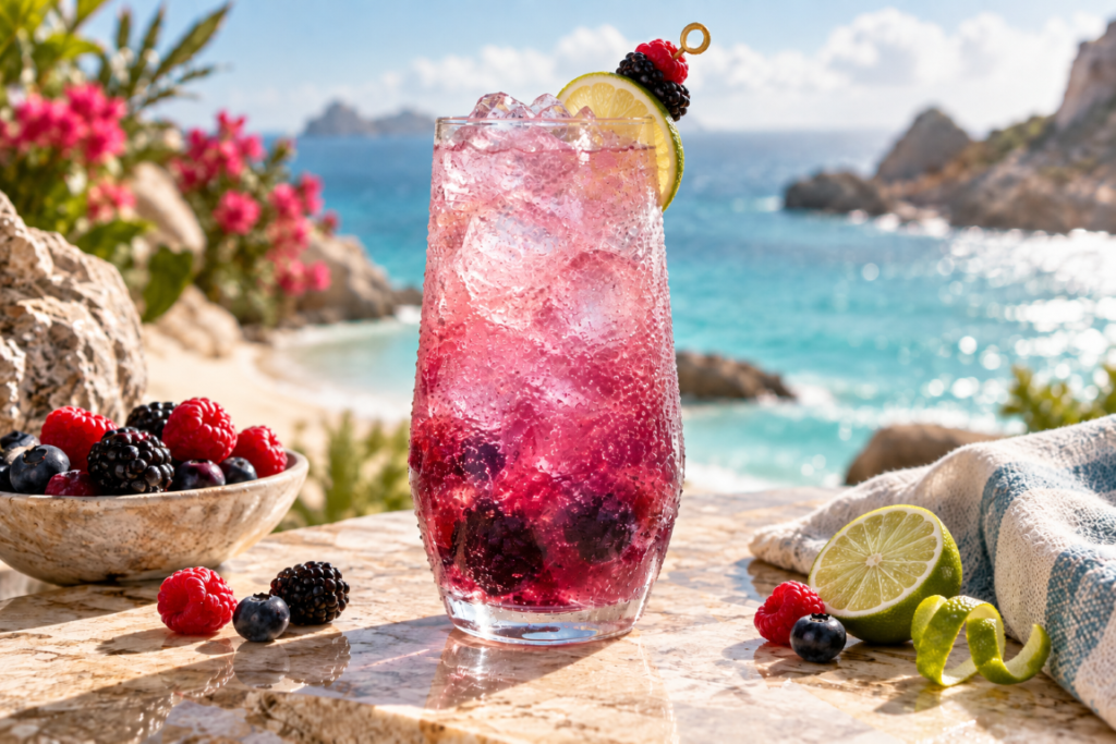 Mermaid Berry Fizz